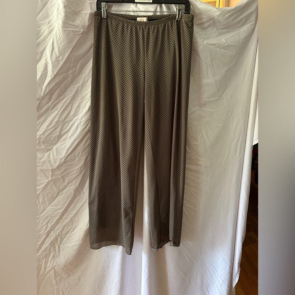 Petit Pois by Viviana G polka dot Wide-Leg Trousers with Relaxed Fit - Picture 1 of 6